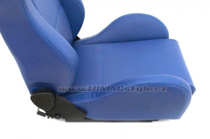 Sportovní sedačka kožená DRAGO Blue