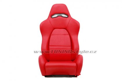 Sportovní sedačka kožená DRAGO Red
