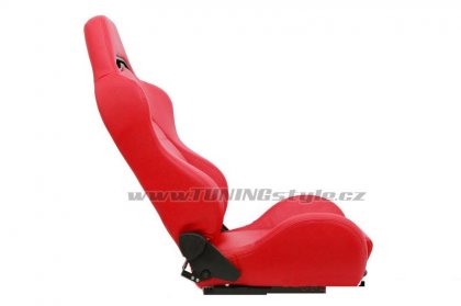 Sportovní sedačka kožená DRAGO Red