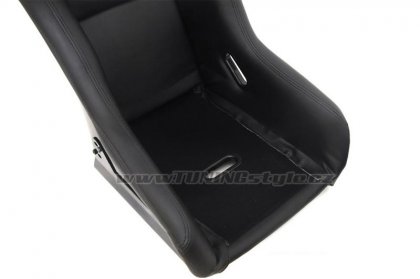 Sportovní sedačka kožená GTR BLACK