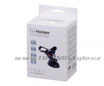Držák telefonu / GPS na přísavku DOUBLE CLIPS