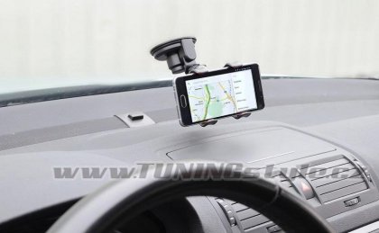Držák telefonu / GPS na přísavku DOUBLE CLIPS