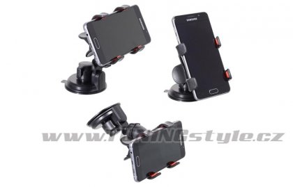 Držák telefonu / GPS na přísavku DOUBLE CLIPS