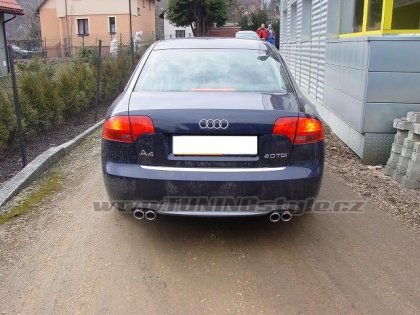 Sportovní výfuk ULTER SPORT Audi A4 B7 04-08 double 70mm