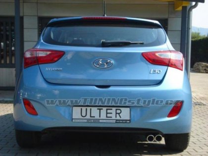 Sportovní výfuk ULTER SPORT Hyundai i30 HTB 11-16 double 70mm