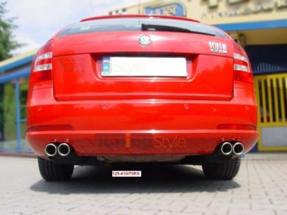 Sportovní výfuk ULTER SPORT Škoda Octavia II 04-13 single 95x65mm