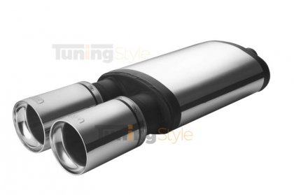 Sportovní výfuk ULTER SPORT Univerzální , dva vstupy double 100mm