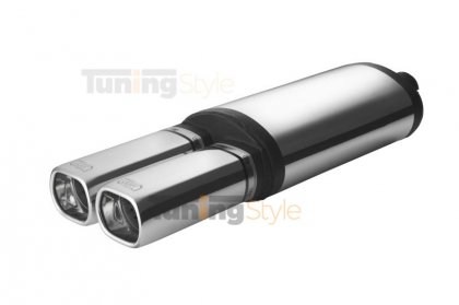 Sportovní výfuk ULTER SPORT Univerzální , dva vstupy double 85x65mm