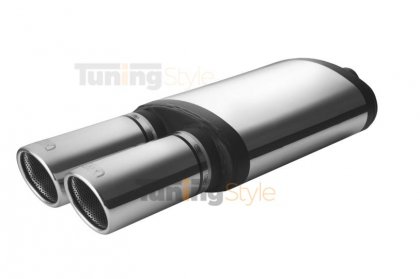 Sportovní výfuk ULTER SPORT Univerzální , dva vstupy double 90mm