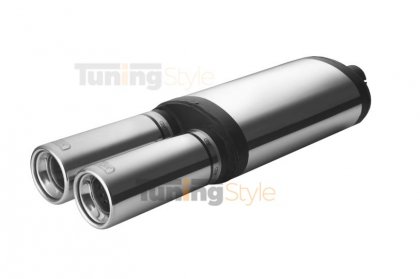 Sportovní výfuk ULTER SPORT Univerzální , dva vstupy tlumič 450mm double 80mm