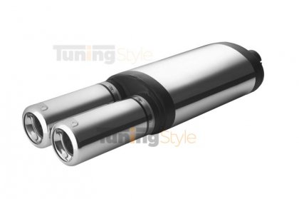 Sportovní výfuk ULTER SPORT Univerzální , vstup vlevo , koncovka double 80mm typ 3