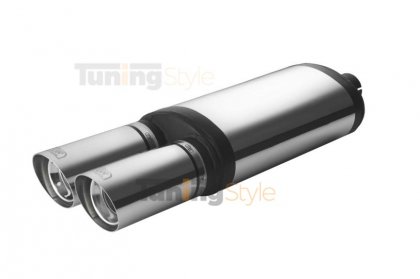 Sportovní výfuk ULTER SPORT Univerzální , vstup vpravo  double 80mm II