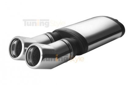 Sportovní výfuk ULTER SPORT Univerzální ,tlumič 450mm double 100mm 3