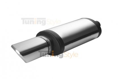Sportovní výfuk ULTER SPORT Univerzální ,tlumič 450mm single 105x80mm  1 L