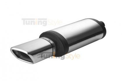 Sportovní výfuk ULTER SPORT Univerzální ,vstup uprostřed ,koncovka single 105x80mm  typ1 P
