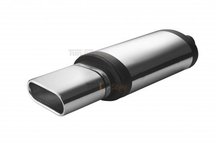 Sportovní výfuk ULTER SPORT Univerzální ,vstup uprostřed ,koncovka single 167x60mm