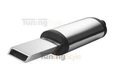 Sportovní výfuk ULTER SPORT Univerzální ,vstup uprostřed ,koncovka single 170x55mm typ1 L
