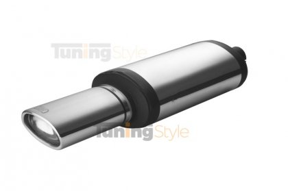 Sportovní výfuk ULTER SPORT Univerzální ,vstup uprostřed ,koncovka single single 120x80mm typ2