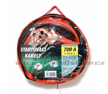 Startovací kabely 700A  2,5m zipper bag