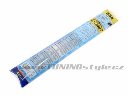 Stěrač HYBRID  330mm + 11 adaptérů TEFLON