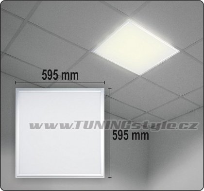 Stropní LED svítidlo do podhledu, 595x595x15mm, 40W, 112LED, 3100lm