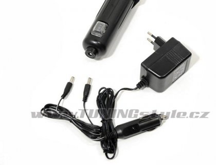 Svítilna montážní 27+7LED nabíjecí 12/220V s magnetem