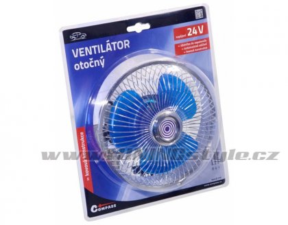 Ventilátor 24V  Maxi otočný