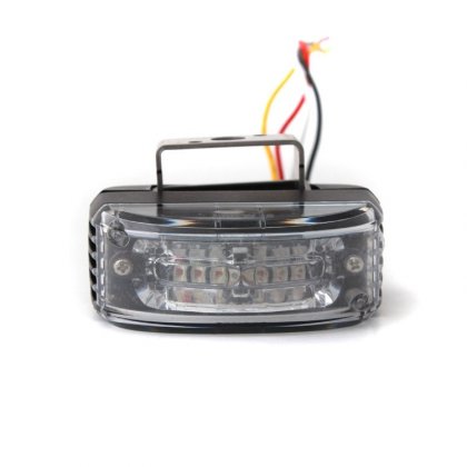 Výstražné světlo do zpětného zrcadla, 6 LED, R65, oranžové AL6-MIR-A, AL6-MIR-A