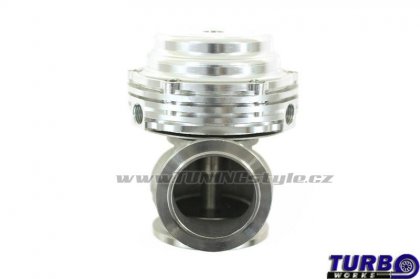 Wastegate venkovní TurboWorks 38mm 1,0 Bar Silver V-Band