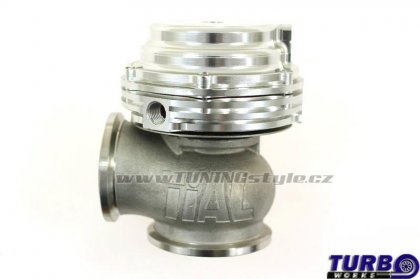 Wastegate venkovní TurboWorks 38mm 1,0 Bar Silver V-Band