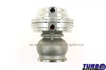 Wastegate venkovní TurboWorks 38mm 1,0 Bar Silver V-Band