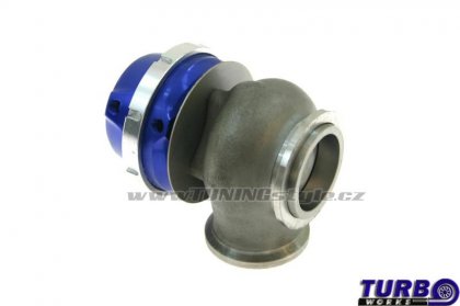 Wastegate venkovní TurboWorks 40mm 0,5 Bar V-Band Blue