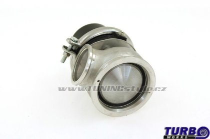 Wastegate venkovní TurboWorks 60mm 1,6 Bar V-Band black