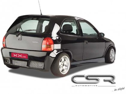 Zadní nárazník CSR XX Line SPZ-Opel Corsa B 93-00