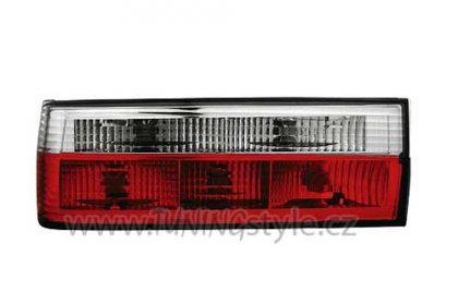 Zadní světla BMW E30 červená/chrom 82-87