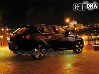 Zadní světla CARDNA Opel Astra J černá/kouřová