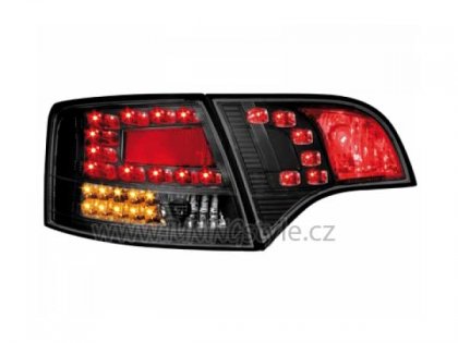 Zadní světla LED Audi A4 Avant B7 04-08 černá LED blinkr