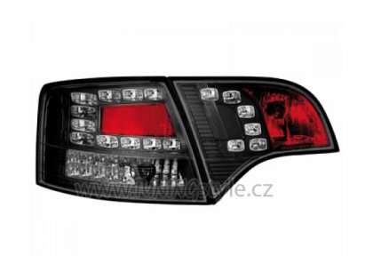 Zadní světla LED Audi A4 Avant B7 04-08 černá LED blinkr