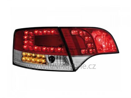 Zadní světla LED Audi A4 Avant B7 04-08 červená LED blinkr