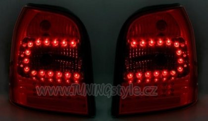 Zadní světla LED Audi A4 B5 Avant 94-01 červená/kouřová