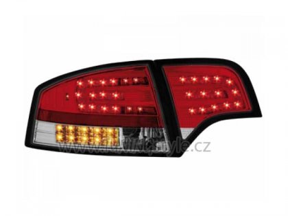 Zadní světla LED Audi A4 B7 04-08 Limo červená