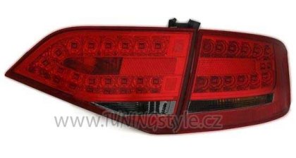 Zadní světla LED Audi A4 B8 8K  07-  červená/kouřová