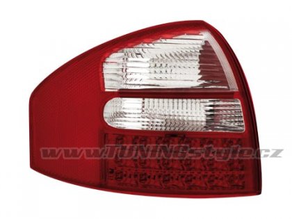 Zadní světla LED Audi A6 4B 97-04 červená/chrom