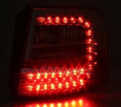 Zadní světla LED Audi A6 Avant 97-04 červená/chrom