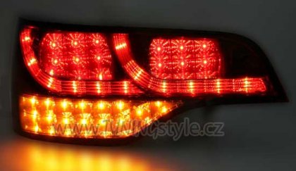 Zadní světla LED Audi Q7 05-09 červená/kouřová