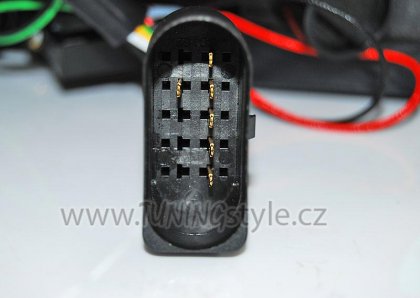 Zadní světla LED bar Audi A6 C6 04-08 sedan 6-pin černá