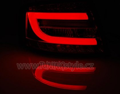 Zadní světla LED bar Audi A6 C6 04-08 sedan 6-pin červená/kouřová