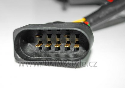 Zadní světla LED bar Audi A6 C6 04-08 sedan 7-pin černá