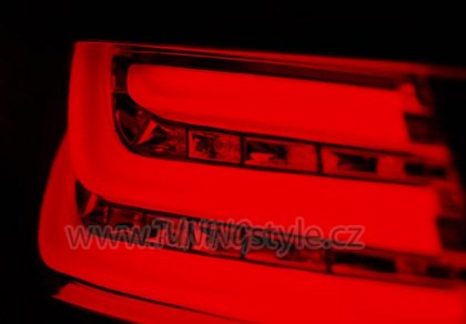 Zadní světla LED Bar BMW E60 03-07 červená