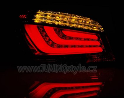 Zadní světla LED Bar BMW E60 03-07 červená/kouřová